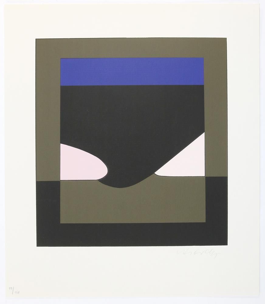 Große Abbildung Nr.1: 136-4214 Vasarely, Victor von: (Künstlergraphik)