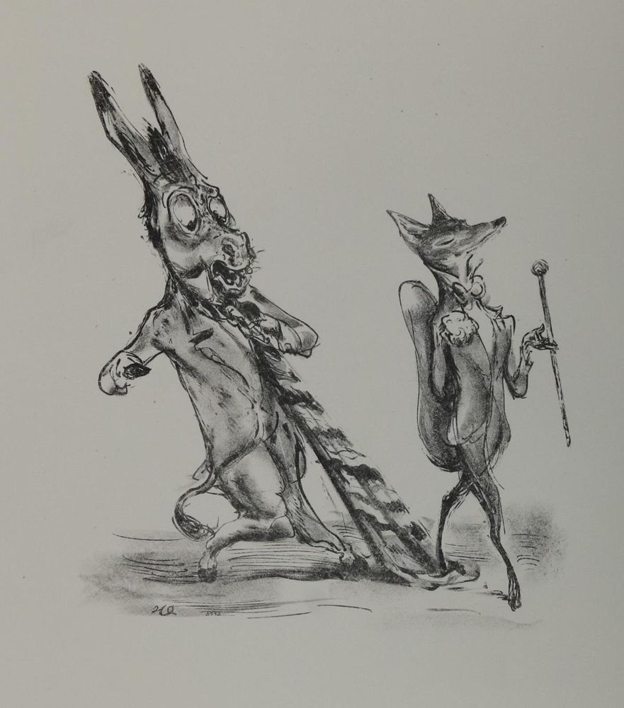 Große Abbildung Nr.21: 136-4239 Weber, A. Paul: (Künstlergraphik)