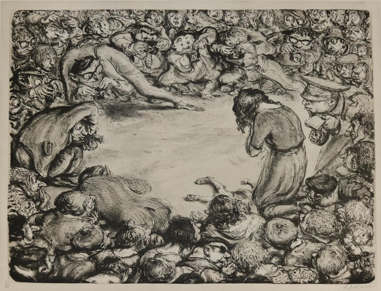 Große Abbildung Nr.23: 136-4239 Weber, A. Paul: (Künstlergraphik)