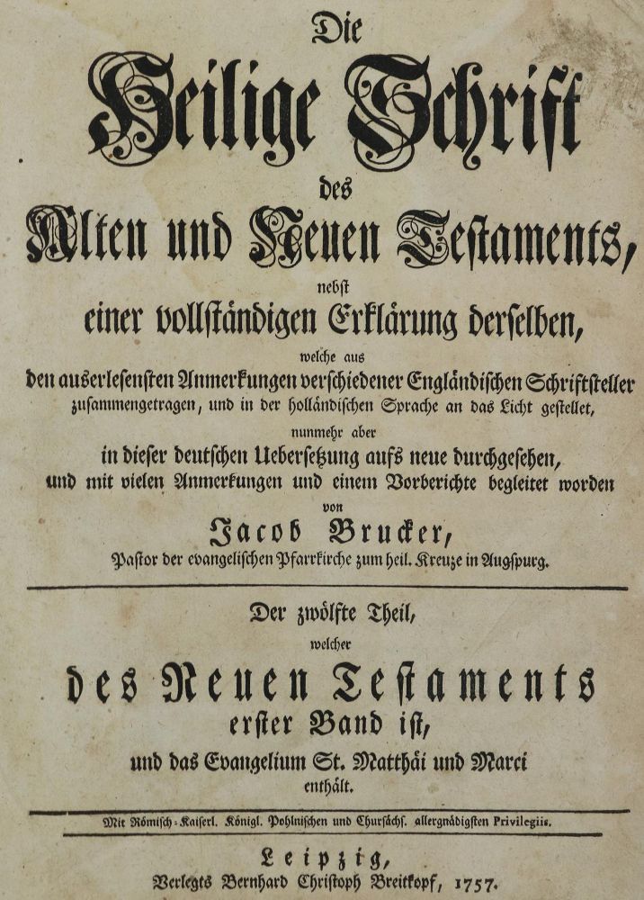 Große Abbildung Nr.1: 136-44 Brucker,J.: (Bibeln)