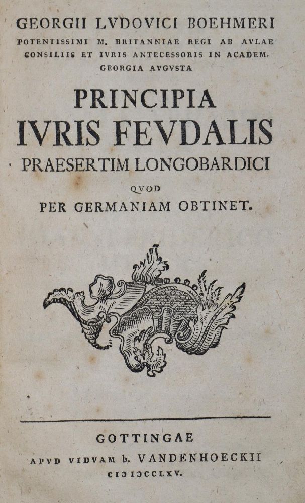 Große Abbildung Nr.1: 136-456 Boehmer,G.L.: (Juridica und Kriminologie)