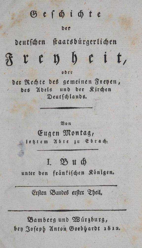Große Abbildung Nr.1: 136-467 Montag,E.: (Juridica und Kriminologie)