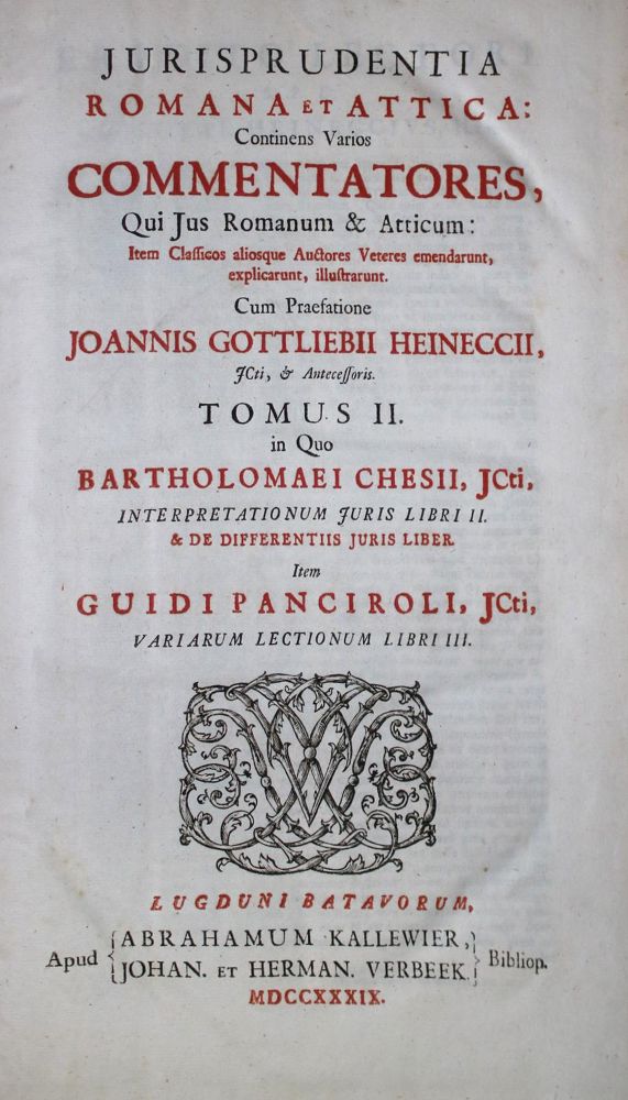 Große Abbildung Nr.1: 136-469 Sammlung: (Juridica und Kriminologie)