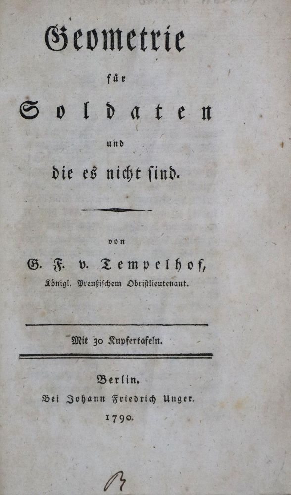 Große Abbildung Nr.3: 136-532 Tempelhof,G.F.v.: (Militaria)