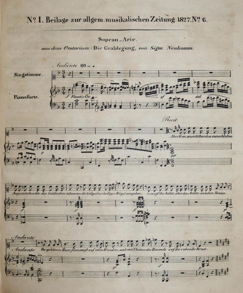 Große Abbildung Nr.2: 136-534 Allgemeine Musikalische Zeitung.: (Musik)