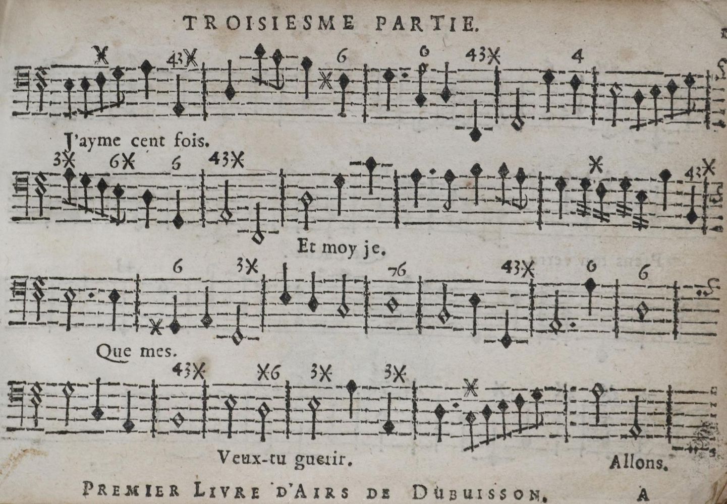 Große Abbildung Nr.1: 136-540 Dubuisson,(J.L.).: (Musik)