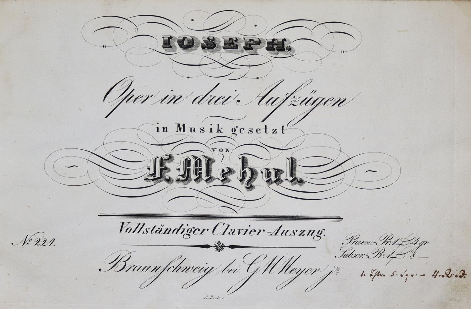 Große Abbildung Nr.1: 136-546 Mehul,F.: (Musik)