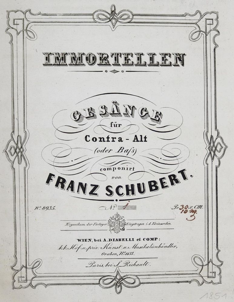 Große Abbildung Nr.1: 136-552 Schubert,F.: (Musik)