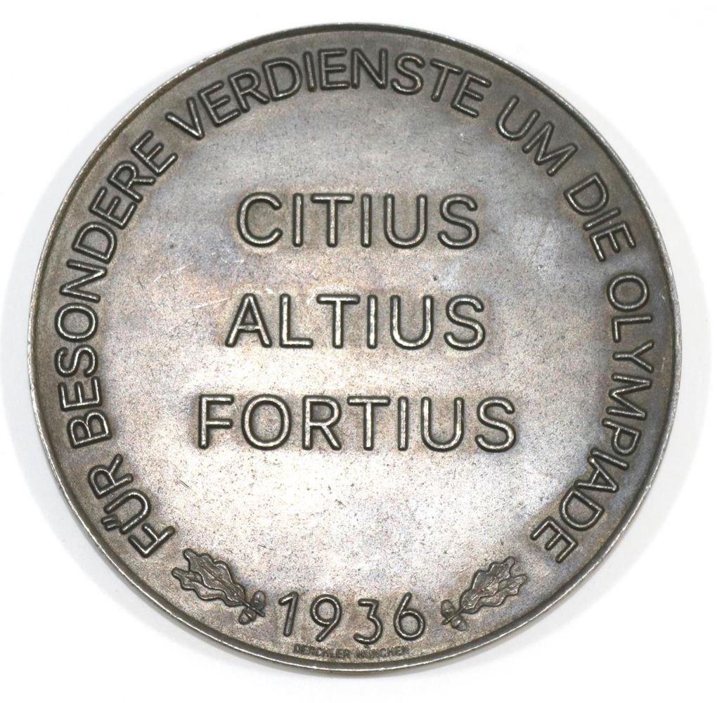 Große Abbildung Nr.2: 136-558 Olympiade.: (Numismatik u. Siegelkunde, Medaillen)
