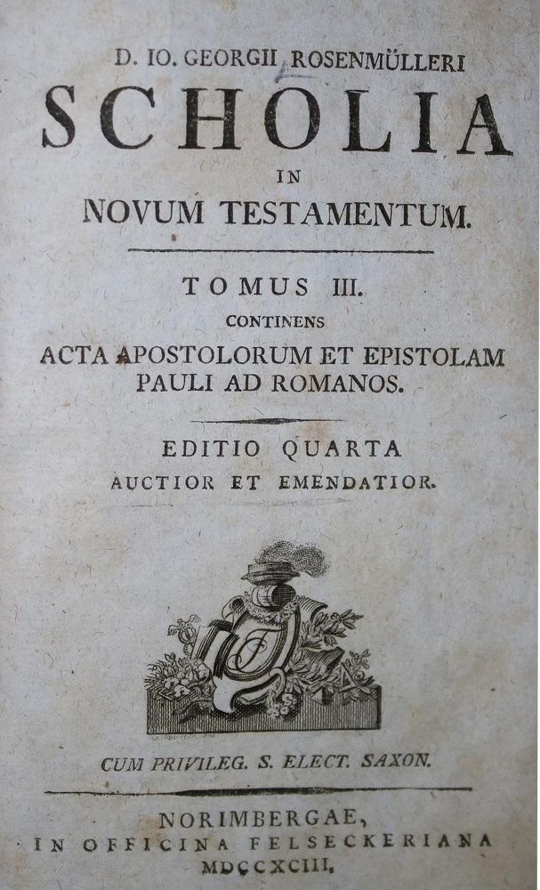Große Abbildung Nr.1: 136-56 Ursin(us).J.H.: (Bibeln)