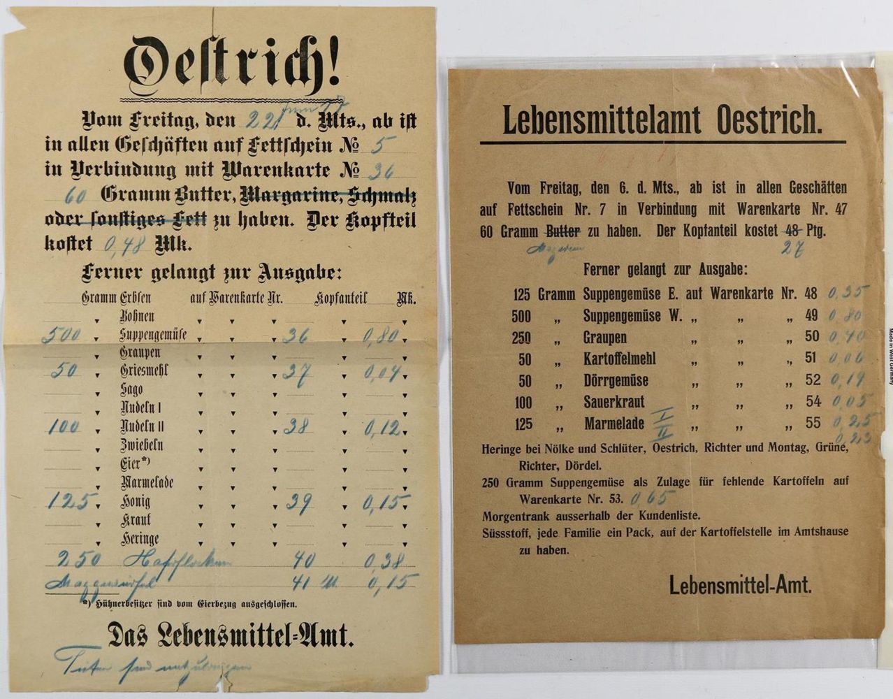 Große Abbildung Nr.51: 136-579 Rückgänge: (Varia)