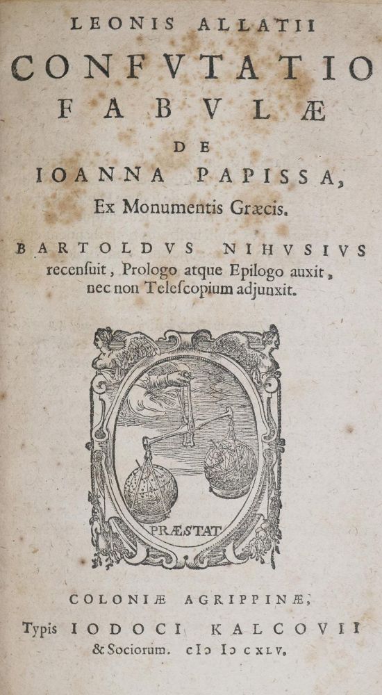 Große Abbildung Nr.1: 136-6 Allatius (Allacci),L.: (Alte Drucke, Handschriften und Theologie)