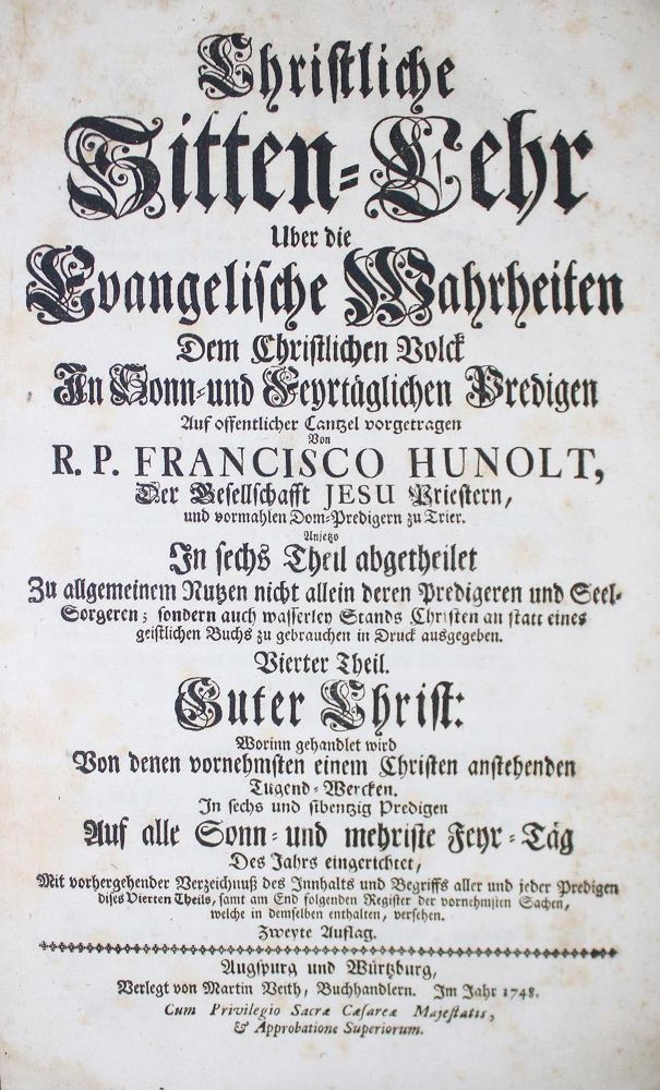 Große Abbildung Nr.21: 136-61 Bossuet,J.B.: (Alte Drucke, Handschriften und Theologie)