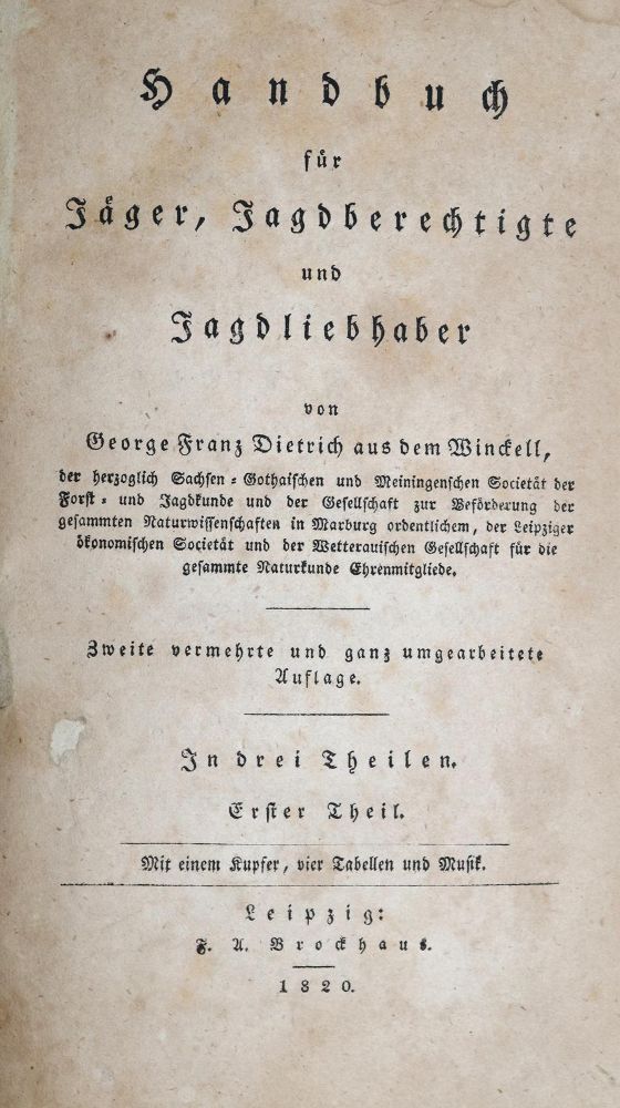 Große Abbildung Nr.1: 136-618 Winckell,G.F.D.a.d.: (Jagd)