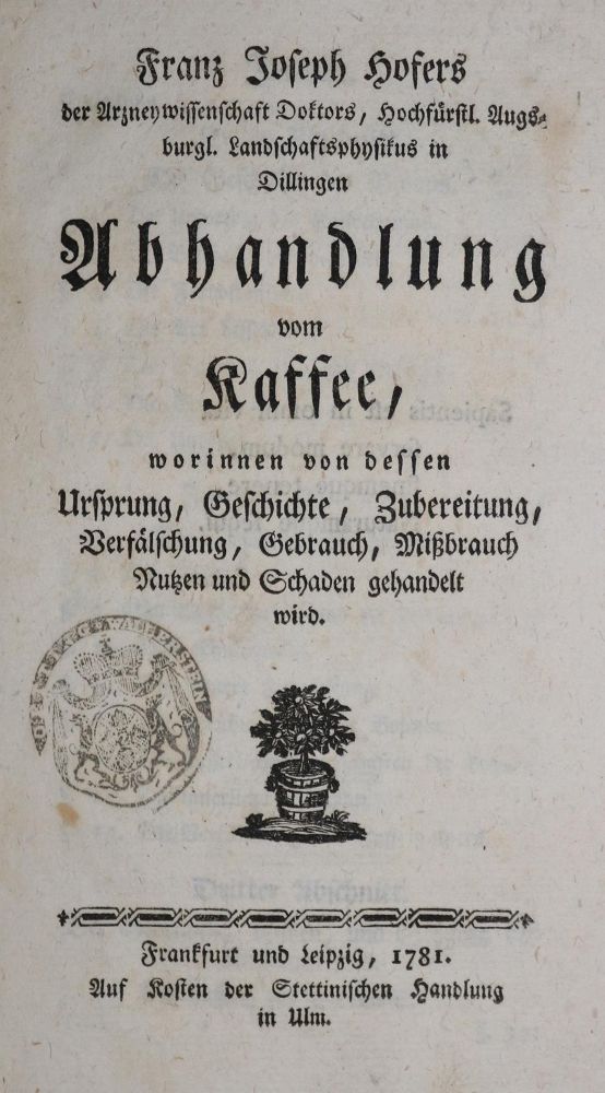 Große Abbildung Nr.1: 136-621 Hofer,F.J.: (Küche und Haushalt, Getränke, Kaffee)
