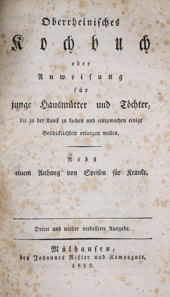 Große Abbildung Nr.1: 136-638 (Spoerlein,M.).: (Küche und Haushalt, Kochbücher)