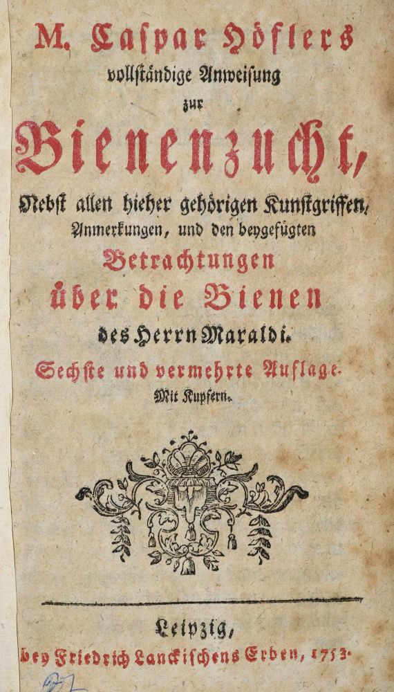 Große Abbildung Nr.1: 136-644 Höfler: (Land- und Forstwirtschaft, Imker)