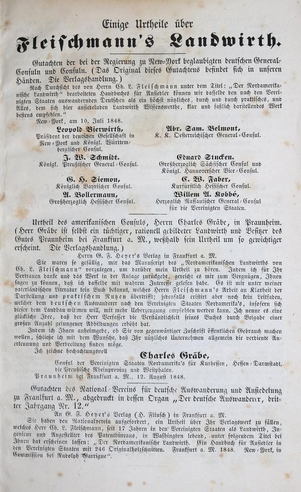 Große Abbildung Nr.2: 136-645 Fleischmann,C.L.: (Land- und Forstwirtschaft, Landwirtschaft, Amerika)