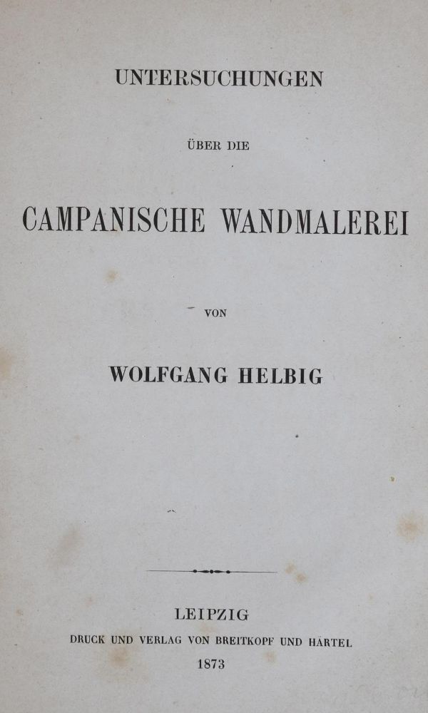 Große Abbildung Nr.2: 136-657 Helbig,W.: (Archäologie)