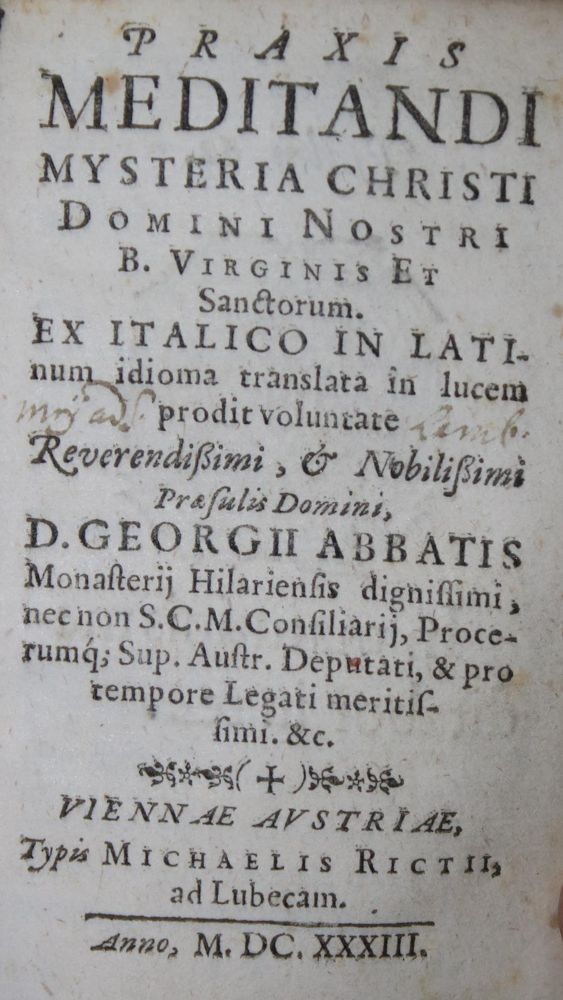 Große Abbildung Nr.1: 136-67 (Bucelleni,G.).: (Alte Drucke, Handschriften und Theologie)