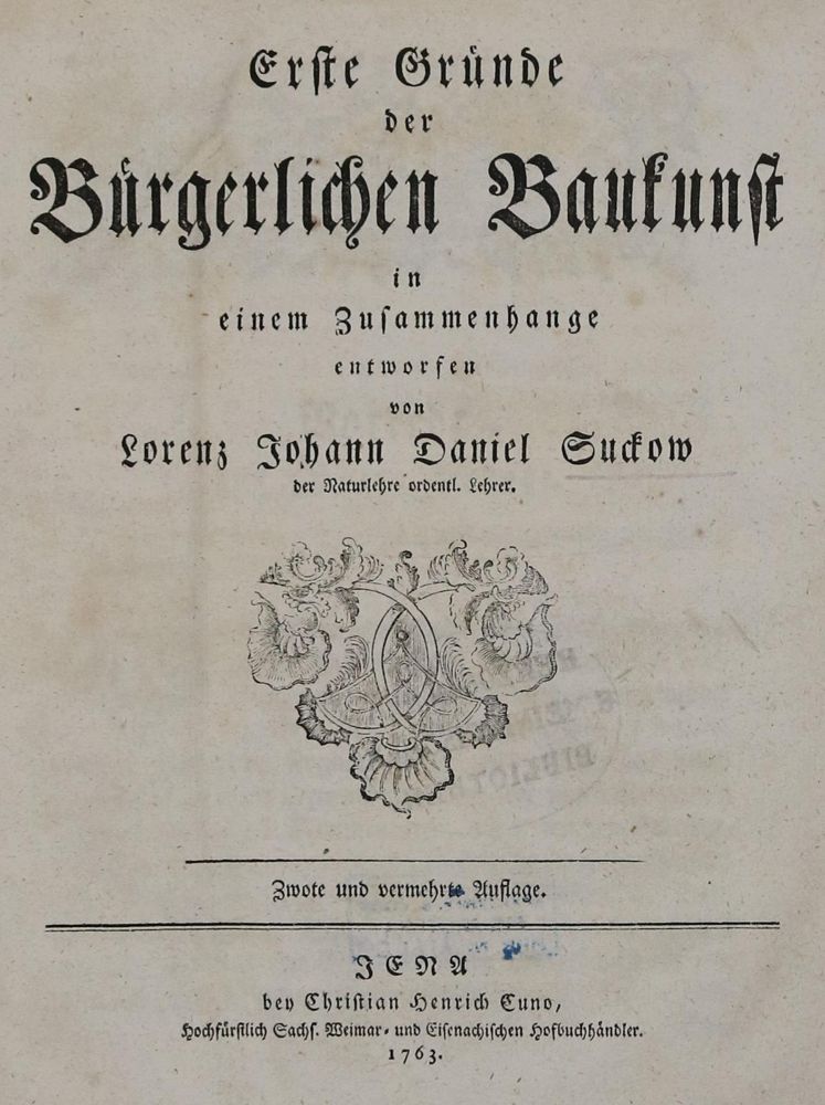 Große Abbildung Nr.2: 136-673 Suckow,L.J.D.: (Architektur)