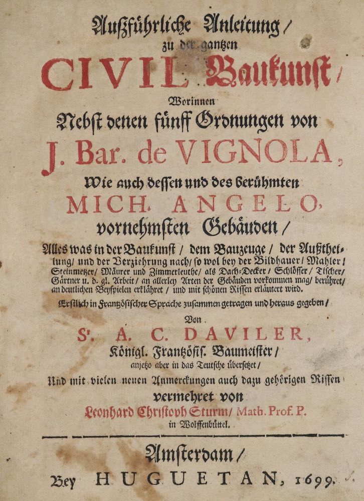 Große Abbildung Nr.1: 136-674 Vignola,J.: (Architektur)