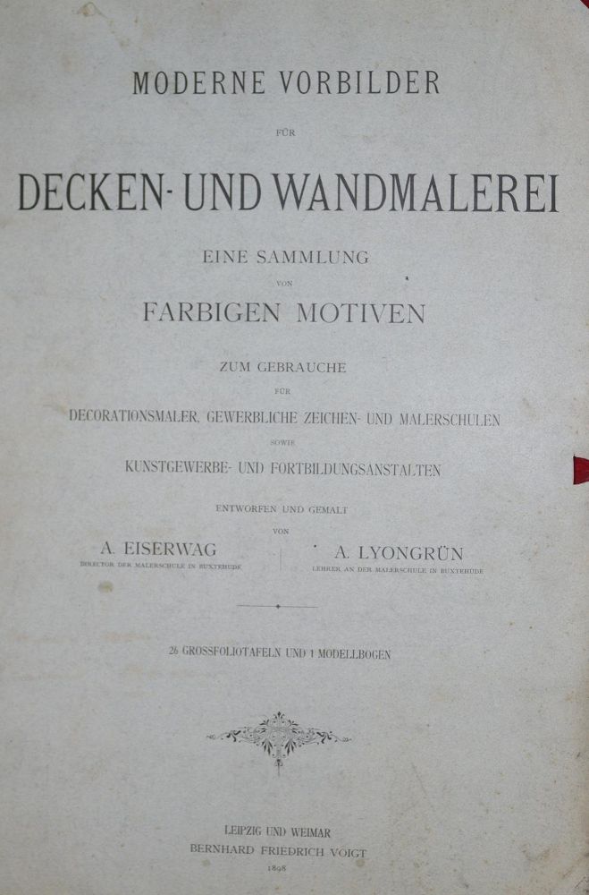 Große Abbildung Nr.1: 136-685 Eiserwag,A. u. A.Lyongrün.: (Kunstwissenschaft)