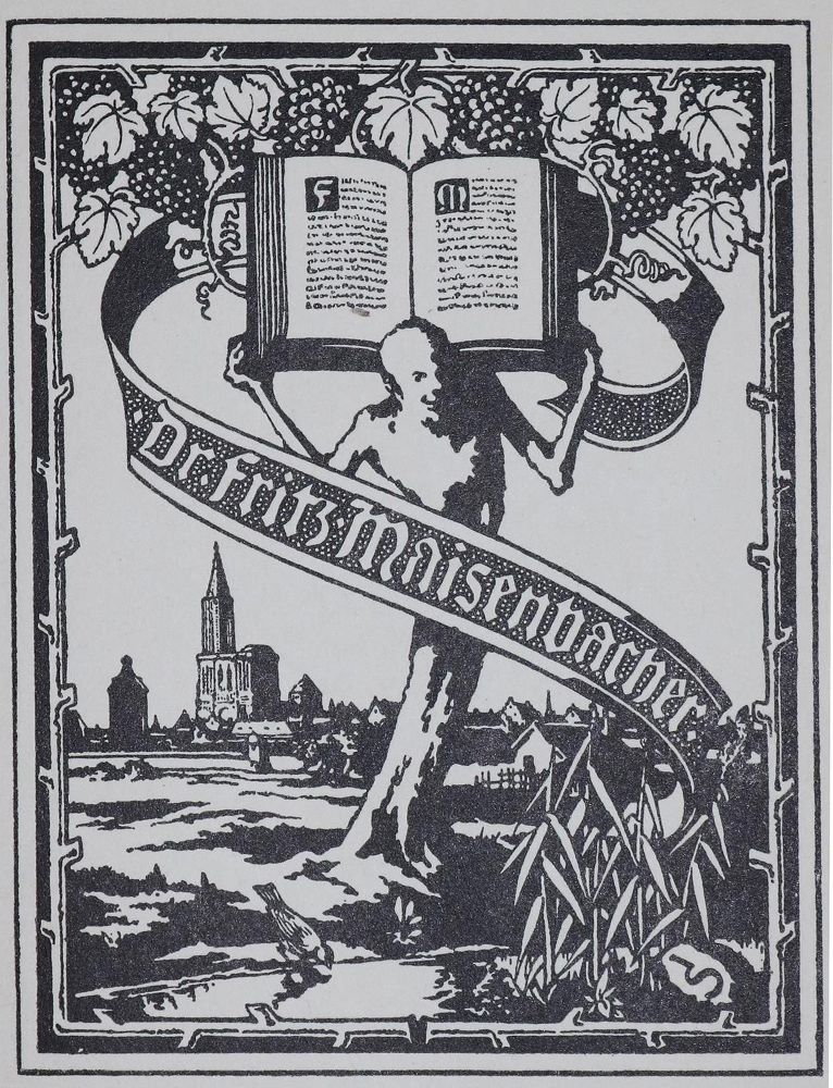 Große Abbildung Nr.1: 136-687 Braungart,R.: (Exlibris)