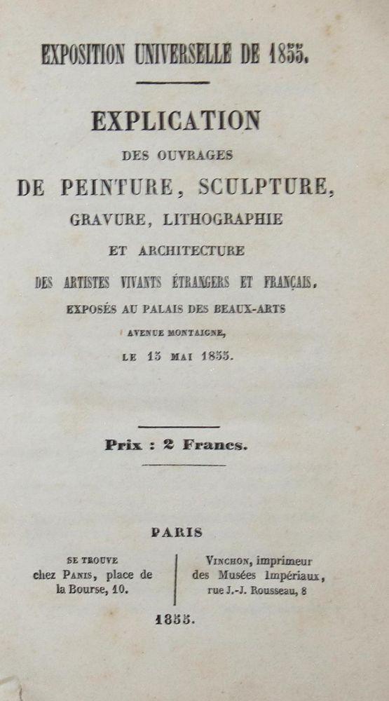 Große Abbildung Nr.1: 136-689 Explication des Ouvrages de Peinture,: (Kunstwissenschaft)