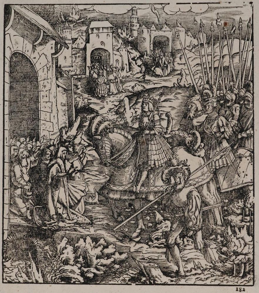 Große Abbildung Nr.4: 136-69 Burgkmair, Hans: (Buchholzschnitte)
