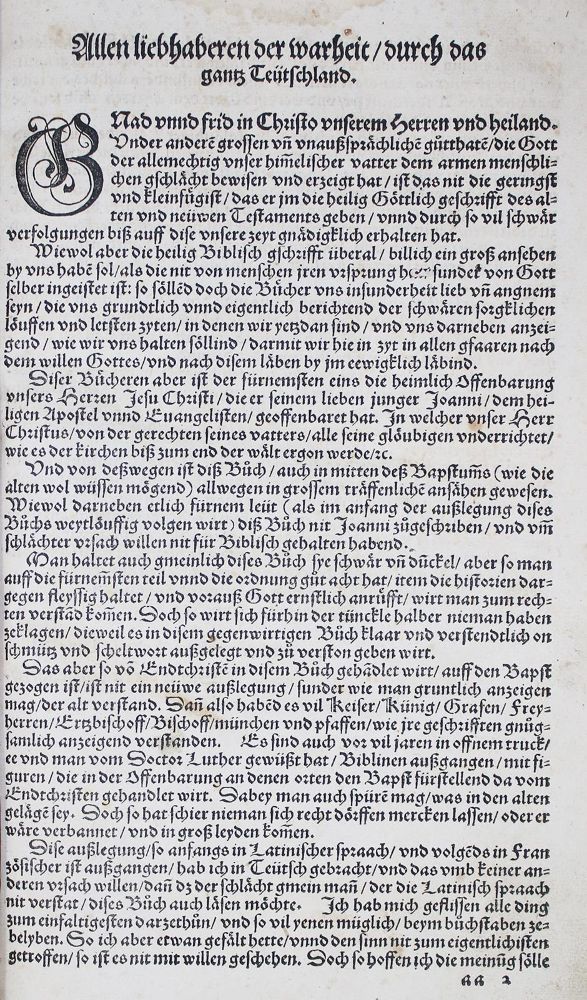 Große Abbildung Nr.2: 136-71 Bullinger,H.: (Alte Drucke, Handschriften und Theologie)