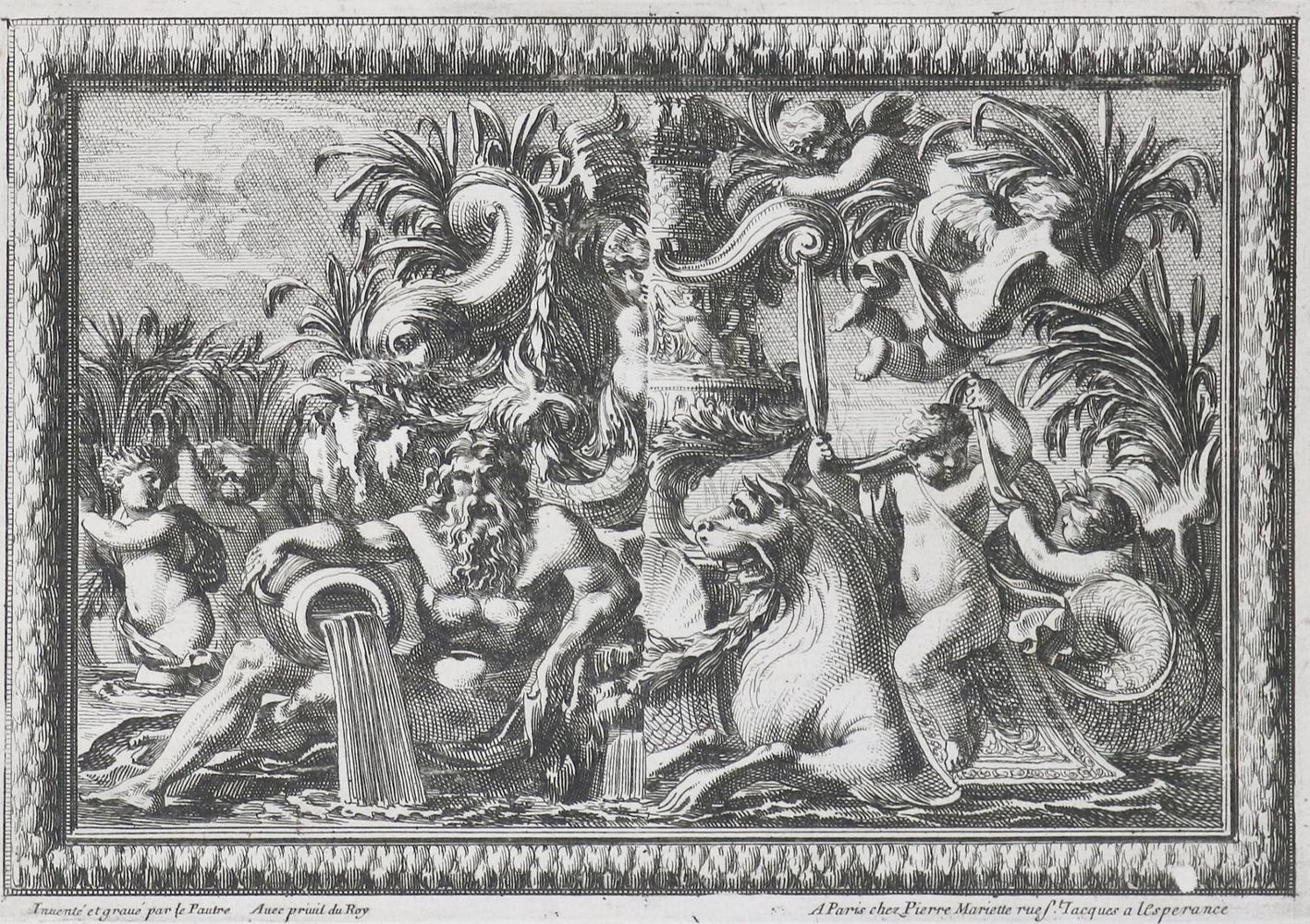 Große Abbildung Nr.4: 136-710 Le Pautre, Jean: (Ornament)