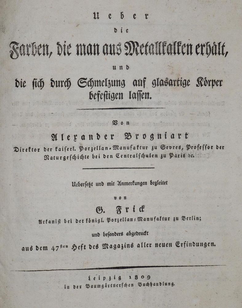 Große Abbildung Nr.1: 136-715 Brogniart,A.: (Porzellan u. Keramik)