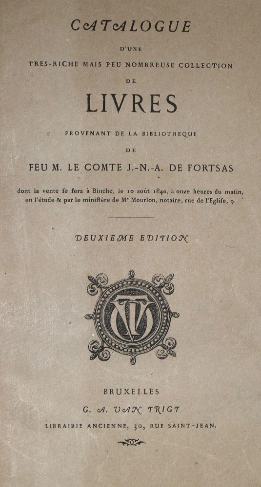 Große Abbildung Nr.1: 136-747 (Chalon,R.H.G.).: (Bibliographie und Buchwesen)