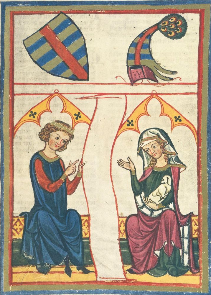 Große Abbildung Nr.2: 136-771 Codex Manesse.: (Faksimile)
