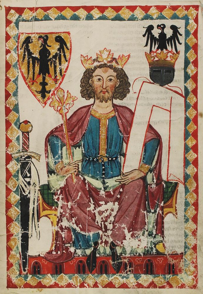 Große Abbildung Nr.1: 136-774 Die Manessische Liederhandschrift.: (Faksimile)