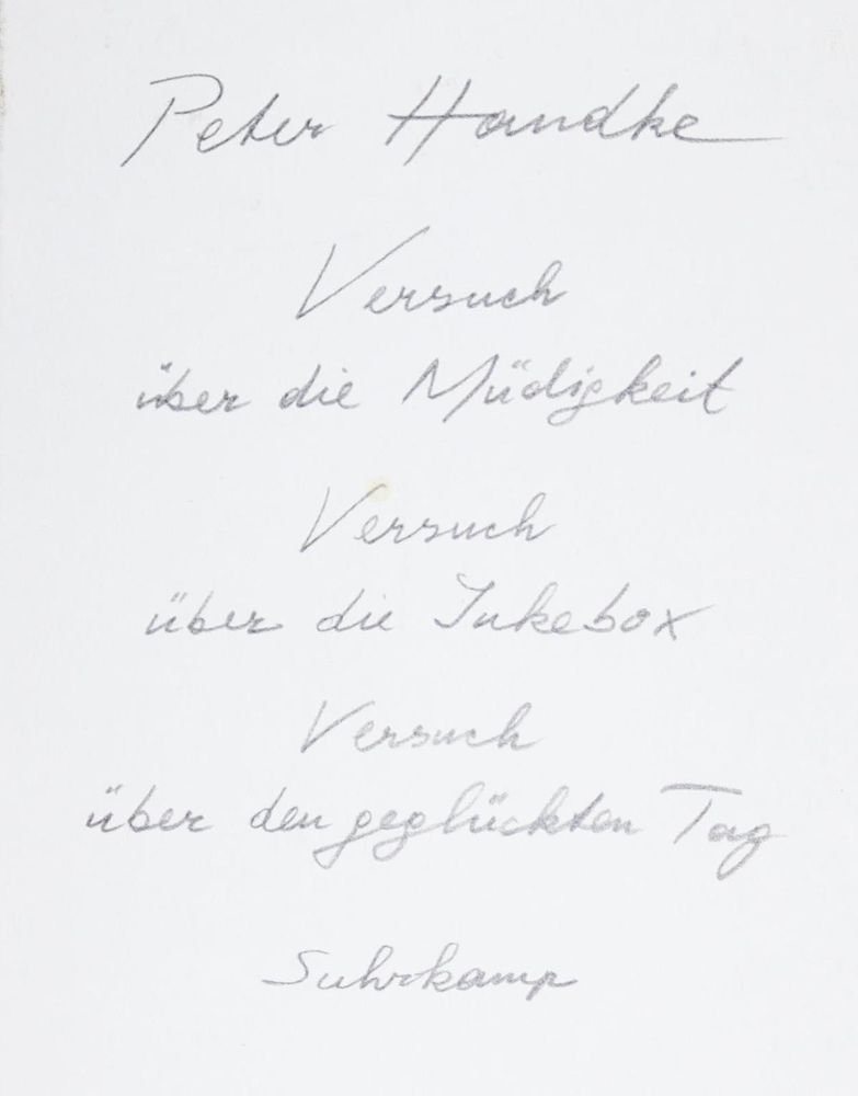 Große Abbildung Nr.2: 136-778 Handke,P.: (Faksimile)