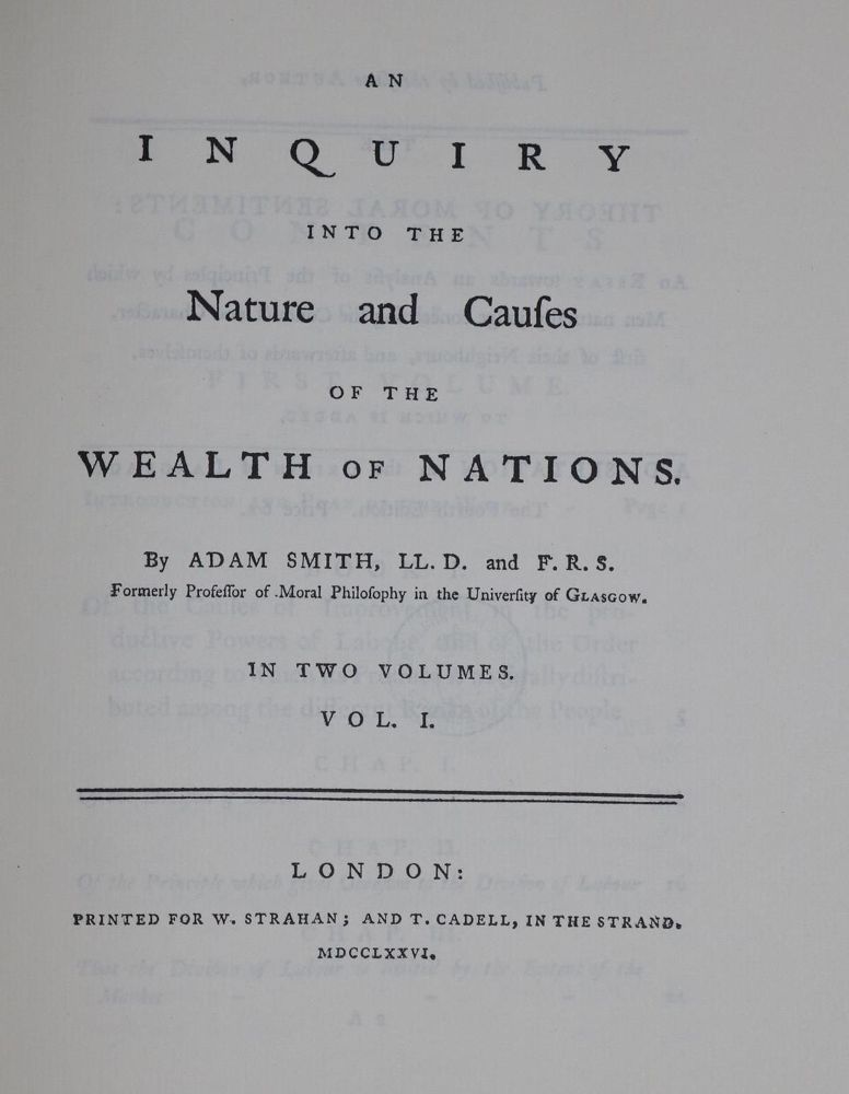 Große Abbildung Nr.1: 136-794 Smith,A.: (Faksimile)