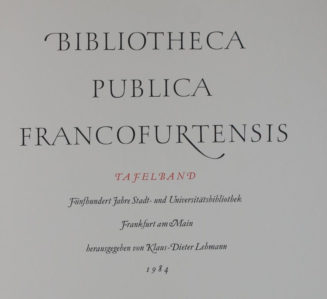 Große Abbildung Nr.3: 136-800 Lehmann,K.-D. (Hrsg.).: (Bibliographie und Buchwesen)