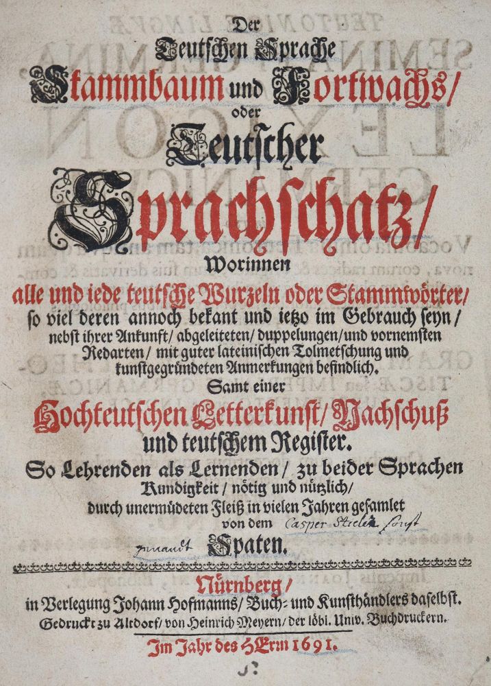 Große Abbildung Nr.1: 136-818 (Stieler,K.v.).: (Lexika - Wörterbücher - Sprachwissenschaften)