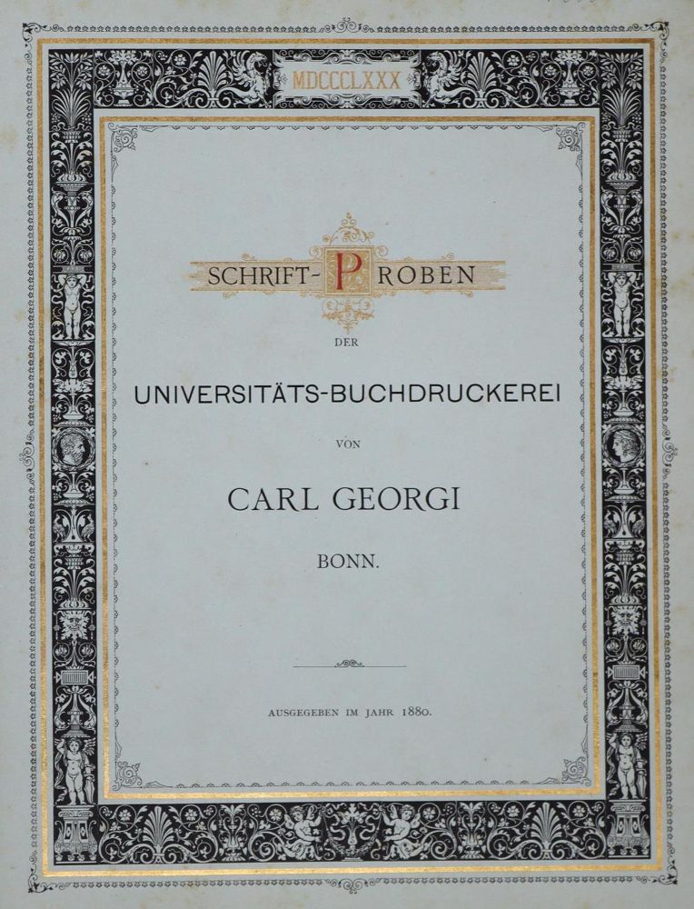 Große Abbildung Nr.1: 136-840 Georgi,C.: (Typographie und Kalligraphie)