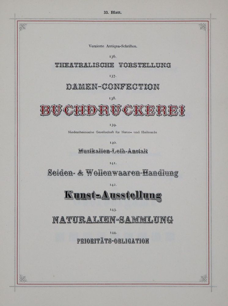 Große Abbildung Nr.2: 136-840 Georgi,C.: (Typographie und Kalligraphie)