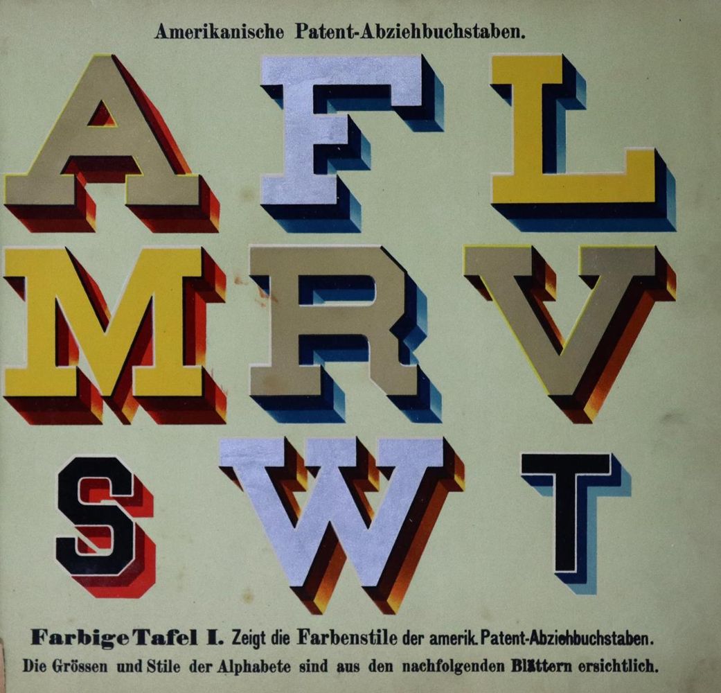 Große Abbildung Nr.1: 136-845 Illustrirtes Musterbuch: (Typographie und Kalligraphie)