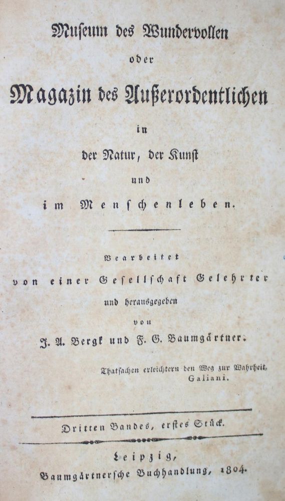 Große Abbildung Nr.1: 136-865 (Bergk,J.A. u. F.G.Baumgärtner Hrsg.).: (Kultur- und Sittengeschichte)