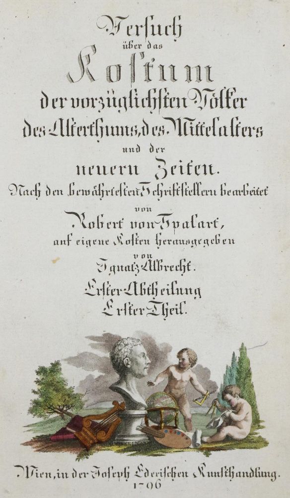 Große Abbildung Nr.1: 136-887 Spalart,R.v.: (Mode und Trachten)