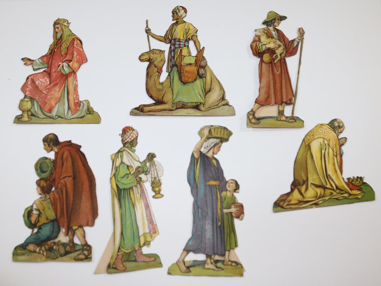 Große Abbildung Nr.21: 136-920 Papiertheater Krippe.: (Kindertheater)