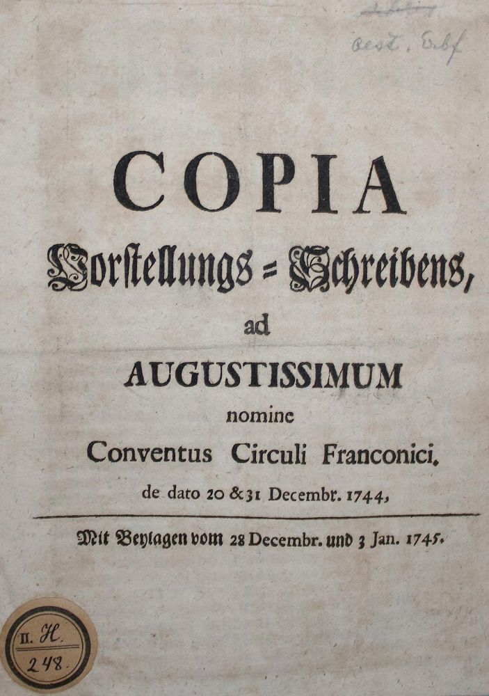 Große Abbildung Nr.1: 136-93 Copia: (Alte Drucke, Handschriften und Theologie)