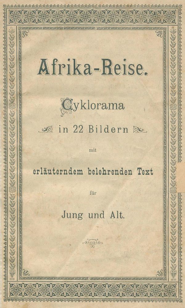 Große Abbildung Nr.1: 136-933 Reise durch Afrika, Eine.: (Papiertheater)