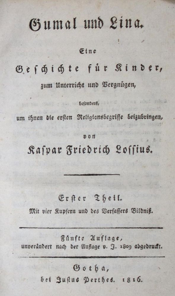 Große Abbildung Nr.1: 136-937 Lossius,K.F.: (Robinsonaden)