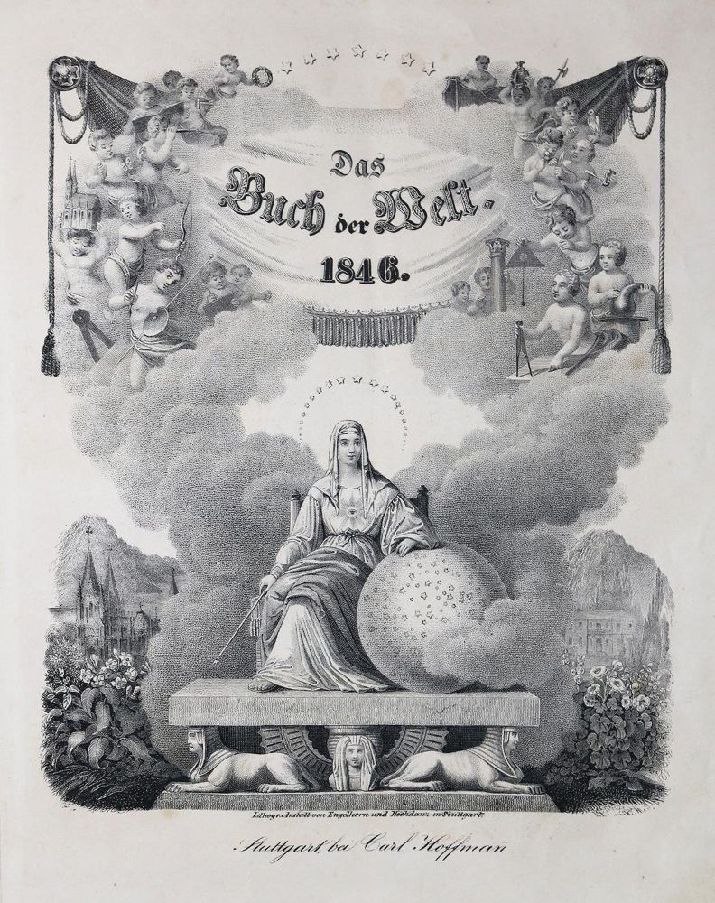 Große Abbildung Nr.2: 136-973 Buch der Welt, Das.: (Literatur und illustrierte Bücher bis 19.Jahrhundert)